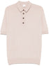 mélange-effect polo shirt